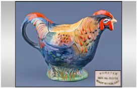 Rooster Pottery Teapot, stamped to base 'Made in England'. 7 inches in height.