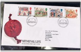 Collection Of First Day Covers, A first day cover collection of over forty first day covers in a