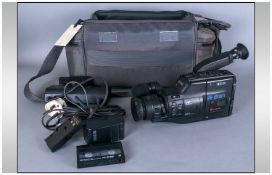 Ricoh R-831 , Ricoh AC Power Adaptor, Battery , premium gold battery and Ham Video Camera Bag,
