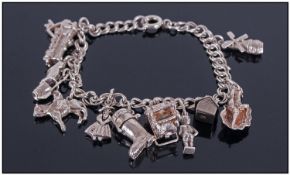 Silver Charm Bracelet,