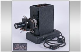 Leitz Early Projector. Circa 1930's. Type VIIIS Number 50001, 3 lens condenser, heat filter,