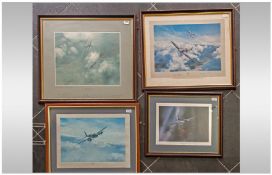Military Interest. Collection Of Framed Prints. Comprising; 1, Robert Taylor "Knight Intruder"