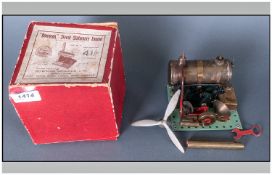 Bowman Steam Stationary Engine designed and built by Bowman Models Ltd. Original box