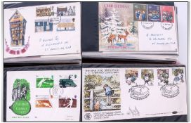 Two Small Arch Cover Albums, containing over one hundred first day covers. Some special hand stamps,