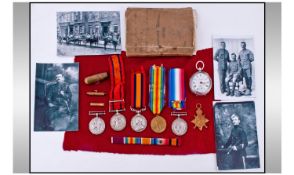 Military Interest, Comprising A Group Of Medals To Include The Queens South Africa Medal With 3