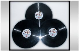 Three His Masters Voice Records. Walt Disneys Pinocchio to include "Give A Little Whistle" "I've Got