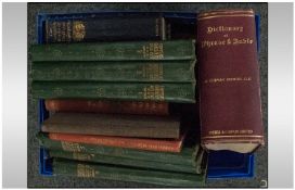 Collection of Books comprising Thompsons Garden Assistant, Book of House Plants, Dictionary,