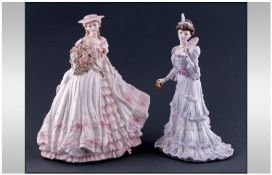 Coalport Limited And Numbered Edition Figure "Rose" Number 1867/12500. Issued 1994 only. Height 9