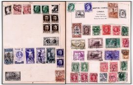 Small Mercury Stamp Album Crammed Full Of Stamp Albums From All Over The World.