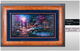 Milan Hand Signed Artists Proof, numbered and limited edition. Title Garden Splendor, number 14/