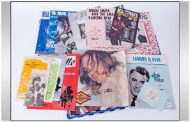 Pop Music Autograph Collection. Wonderful selection to include Bill Wyman, Cliff Richard, Mick