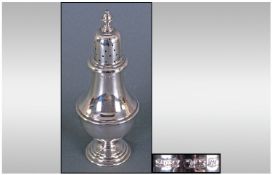 James Dixon & Sons Silver Sugar Sifter. Hallmark Sheffield 1943. Height 7 inches. 4 ozs, 19 grams.