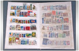 Stamp Album, containing a varied collection of stamps from Canada.