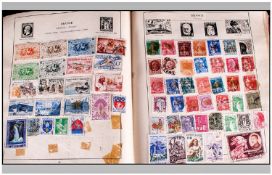 The Strand Stamp Album, Containing collection of world stamps.  Together with one other containing