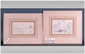 Benjamin Williams Leader RA (1831-1923) Pencil Drawings. 1, The Mill, Litthumpton dated June 16