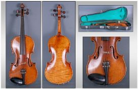 A Violin Labelled Richard Friedl Absroth 1785, Length of Back 13.3/8 Inches. Excellent Tone, with