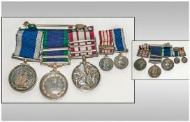 Medal Group Comprising George VI Royal Naval Long Service And Good Conduct Medal, Campaign Elizabeth