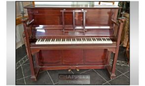 Chappell of London Fine Mahogany Cased Upright Piano. c.1920. Serial Num. 64928, with Warrant to the