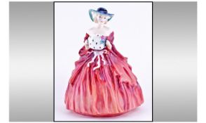 Royal Doulton Figure. 'Genevieve' HN 1962. Designer; L. Harradine. Issued 1941 - 1975. 7" high.