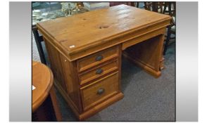 Solid Pine Extra Wide Pine Desk.