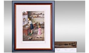 Tom Dodson Limited Edition And Numbered Pencil Signed Colour Print. Titled "The Spot" Fine Art