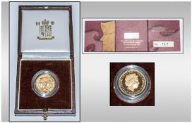 Royal Mint 2003 Britannia 1/4oz Proof £25 Pounds Coin. Complete With Box And Certificate.