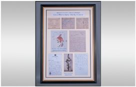 Limited Edition Framed Montage From The "The D'oyly Carte Opera Company, The Savoy Theatre