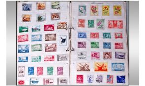 World Stamp Collection in Three Ring Binders. Nothing very old but a large proportion are mint.