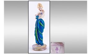 Royal Worcester James Hadley Modelled Figurine. "Joy" Circa 1935. Height 9.5 inches.