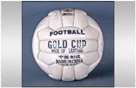 Leeds Limited Signed Football From The 60's/70's. Includes signatures from Norman Hunler, David