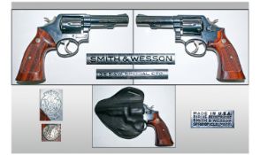 American Smith & Wesson Revolver 38 S&W Special CTG. 0.38" calibre, 4" barrel, complete with holster