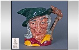 Royal Doulton Character Jug 'Pied Piper' D6403, Designer Geoff Blower, 7" in height,Excellent