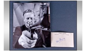 Ian Fleming Autograph of James Bond Author on Queen Mary Postcard (1956) Rare indeed. Sold with Ian
