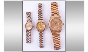 A Collection Of Copy Fashion Watches. 3 in total. A/F