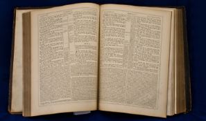 Late Victorian Family Bible, leather bound, the inside cover reading `A Practical and Explanatory
