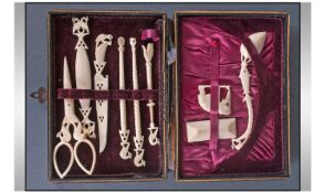 Collection Of Ivory/Bone Novelties