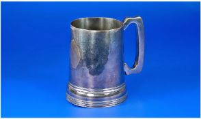 Elkington and Co Silver Plated Tankard c 1900. Full Elkington Marks to base. 5 inches high.