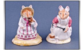 Royal Doulton- From The Brambly Hedge Collection 1) Clover (Large Size) 2) Shell (Large Size)