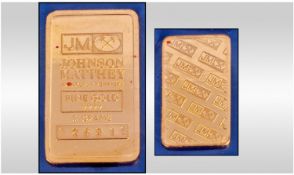 Johnson Matthey Five Gold 9999 Ingot. 5 grams.