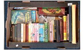 Collection of Old Books including Enid Blyton and other childrens Hard back books, Keats Poetical
