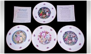 Royal Doulton Six Assorted 'My Valentine' Plates.