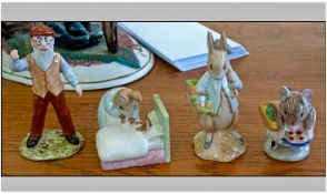 Collection Of Four Beswick Figures, all with original boxes. Comprising; 1, Peter In Bed, height 3