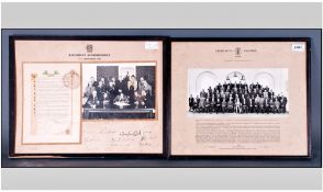 Rhodesia's Independence 11th November 1965 Signed Photo Together With Legislative Assembly, First