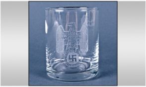German Glass, engraved.