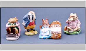 Beswick Beatrix Potter Figures ( 4 ) In Total, Comprising 1/ Tommy Brook Third Version, Back Stamp