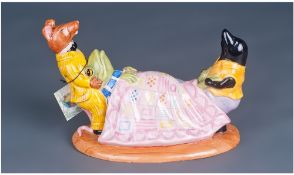 Royal Doulton Handmade Group Figures ' Wind In The Willows ' - No Amount of Shakins. WW3. Date 2003.