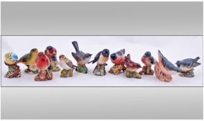 Beswick Collection Of Small Bird Figures, 12 In Total. All figures are in excellent condition. 1,