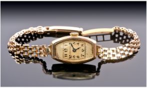 Rolex 1960's Ladies 9ct Gold Cased Manual Wind Wrist Watch. Hallmark Birmingham 1964. Working