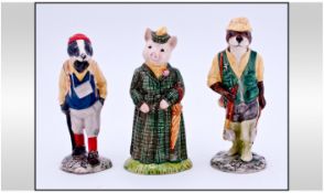 Beswick Ltd Edition - English Country Folk Figures Collection, Includes - The Lady Pig, ECF 11.