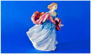 Royal Doulton Figure 'Morning Breeze'. HN 3313. Issued 1990-1994. Designer P. Gee. Height 9.5